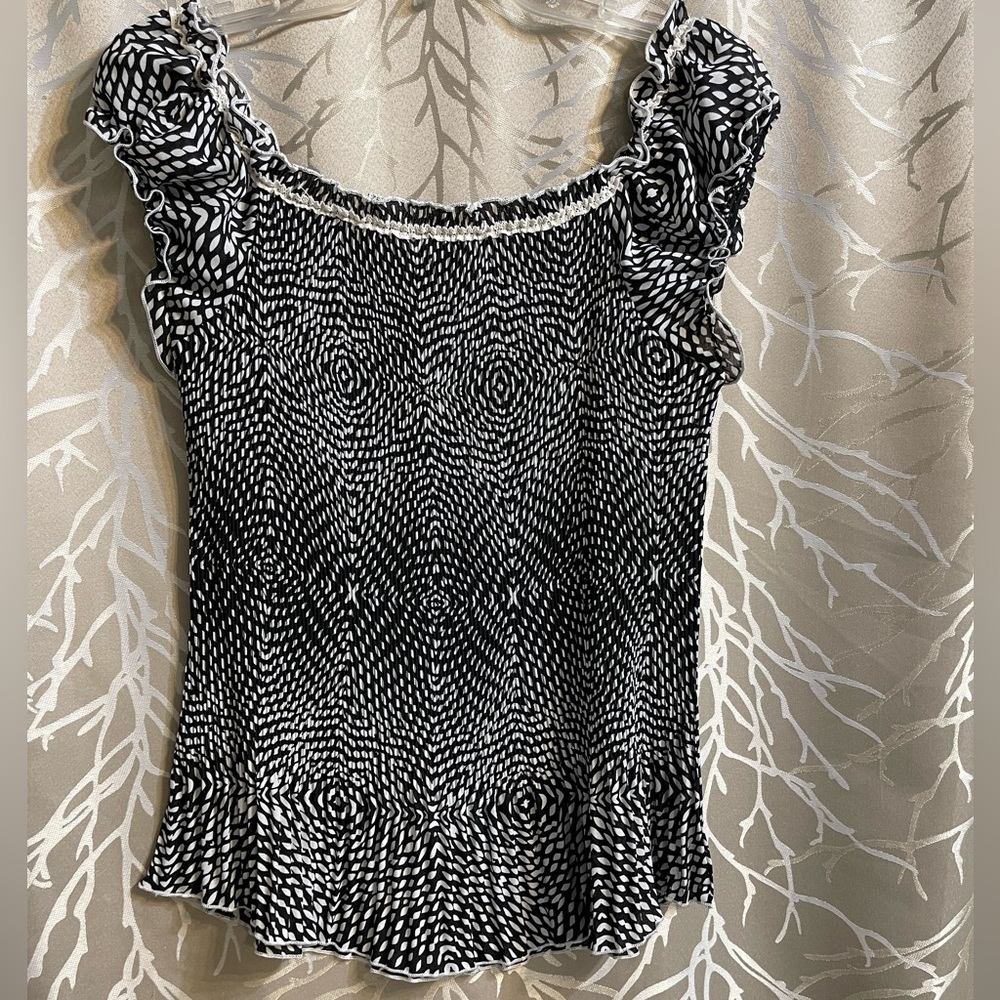 scrunched up blouse !